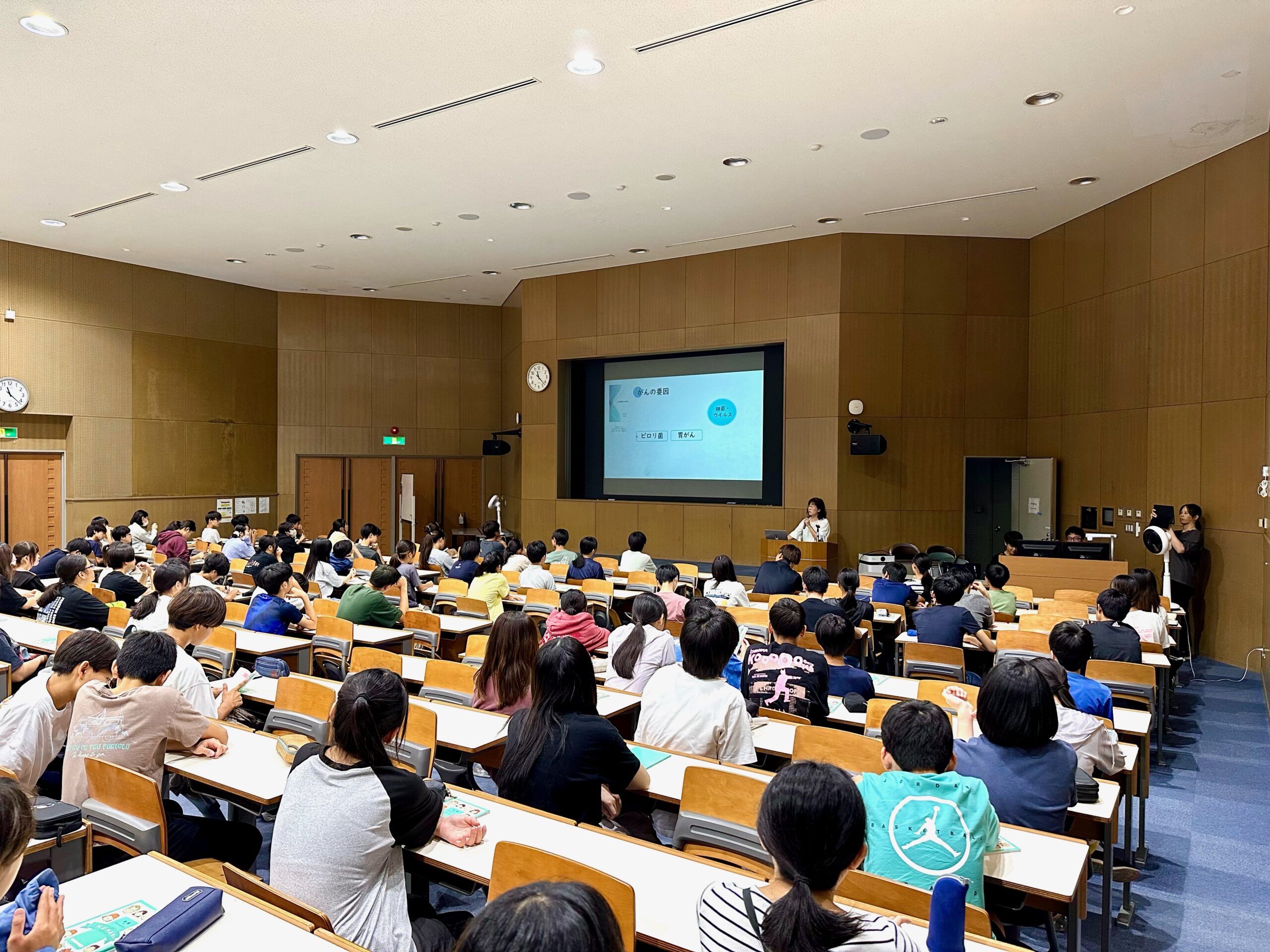 公文国際学園 講演会の様子